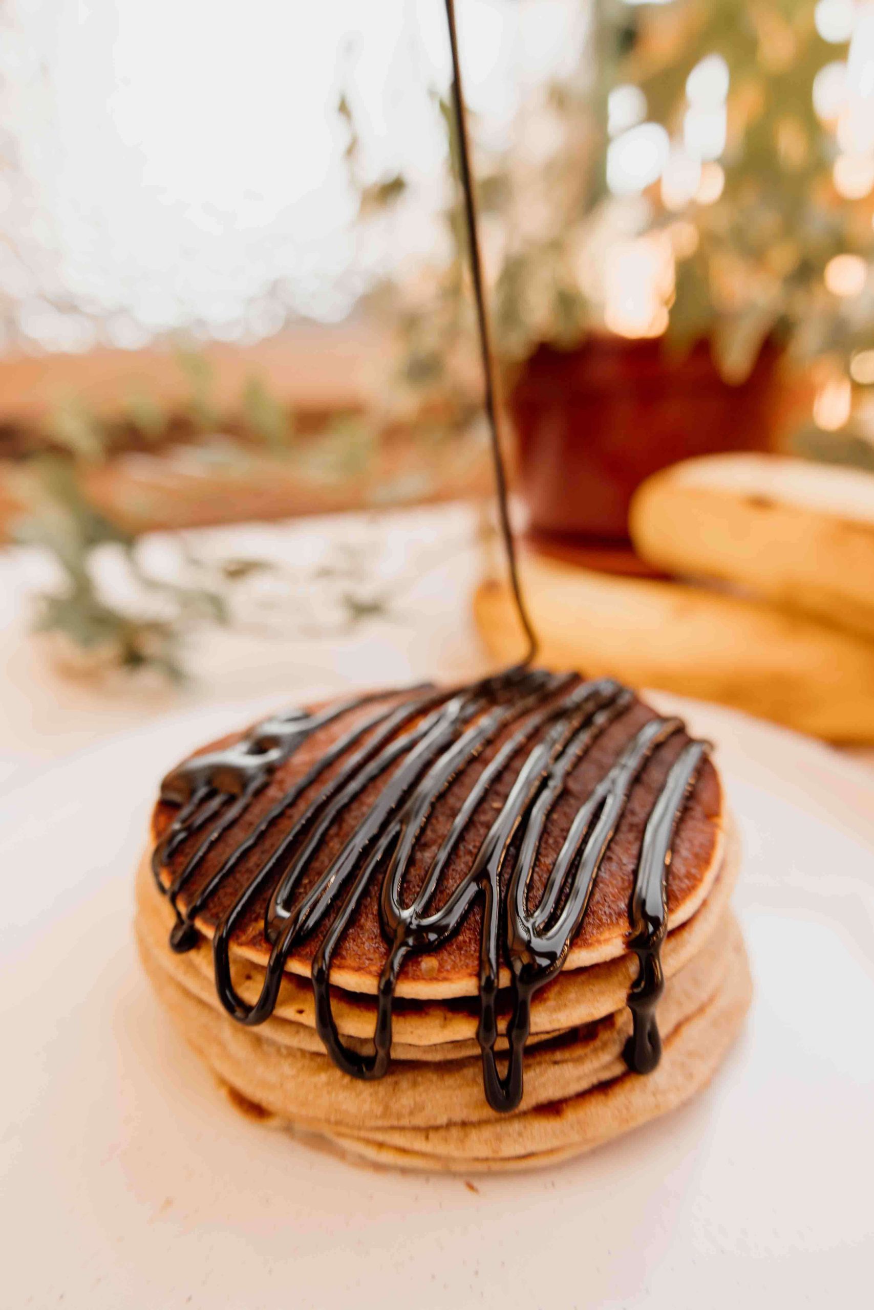 Tortitas de plátano y avena